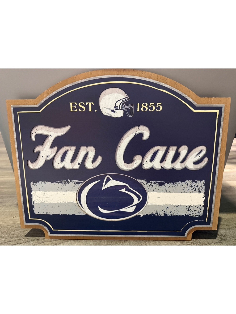 Penn State Nittany Lions fan cave sign 15x12.5